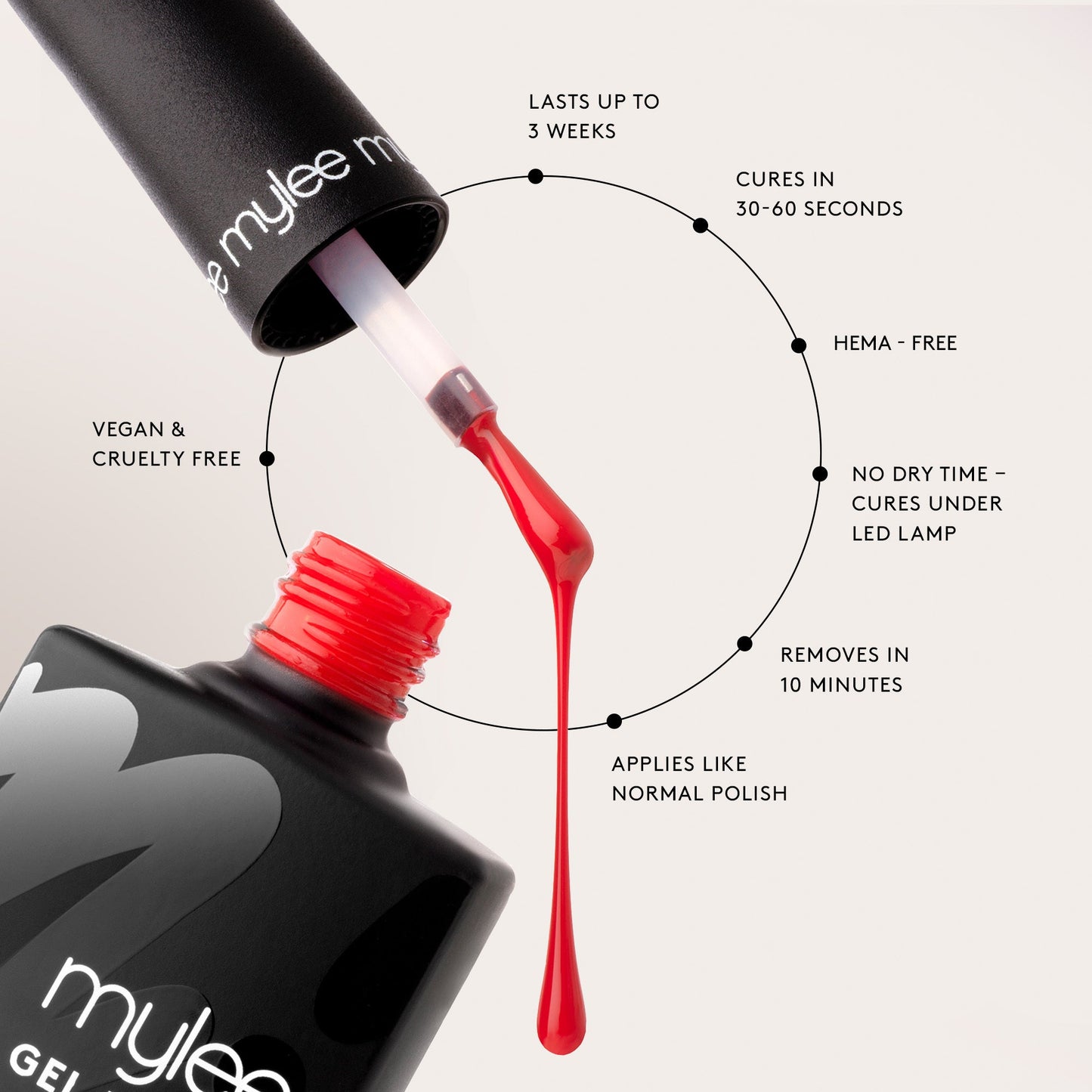 Mylee Apricot Jam Gel Polish