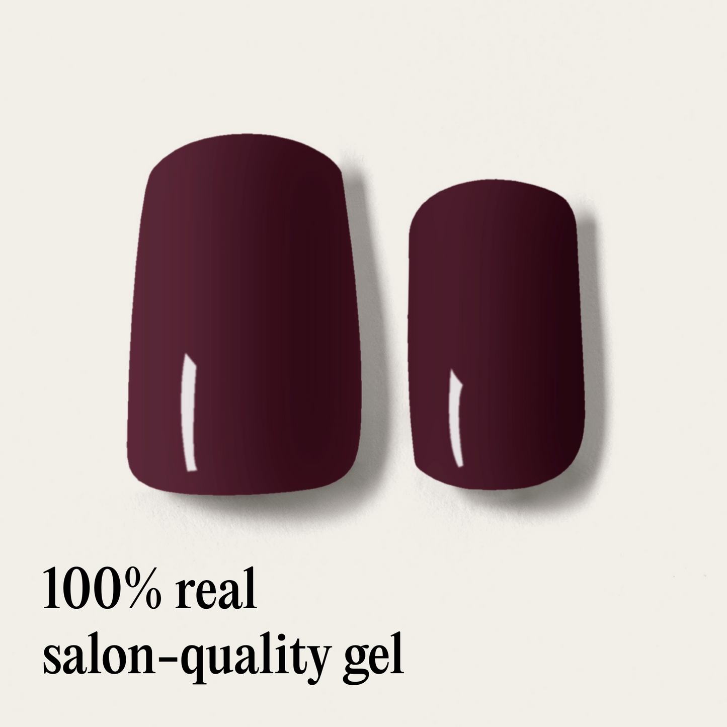 Mylee Cherry Noir Gel Nail Wraps