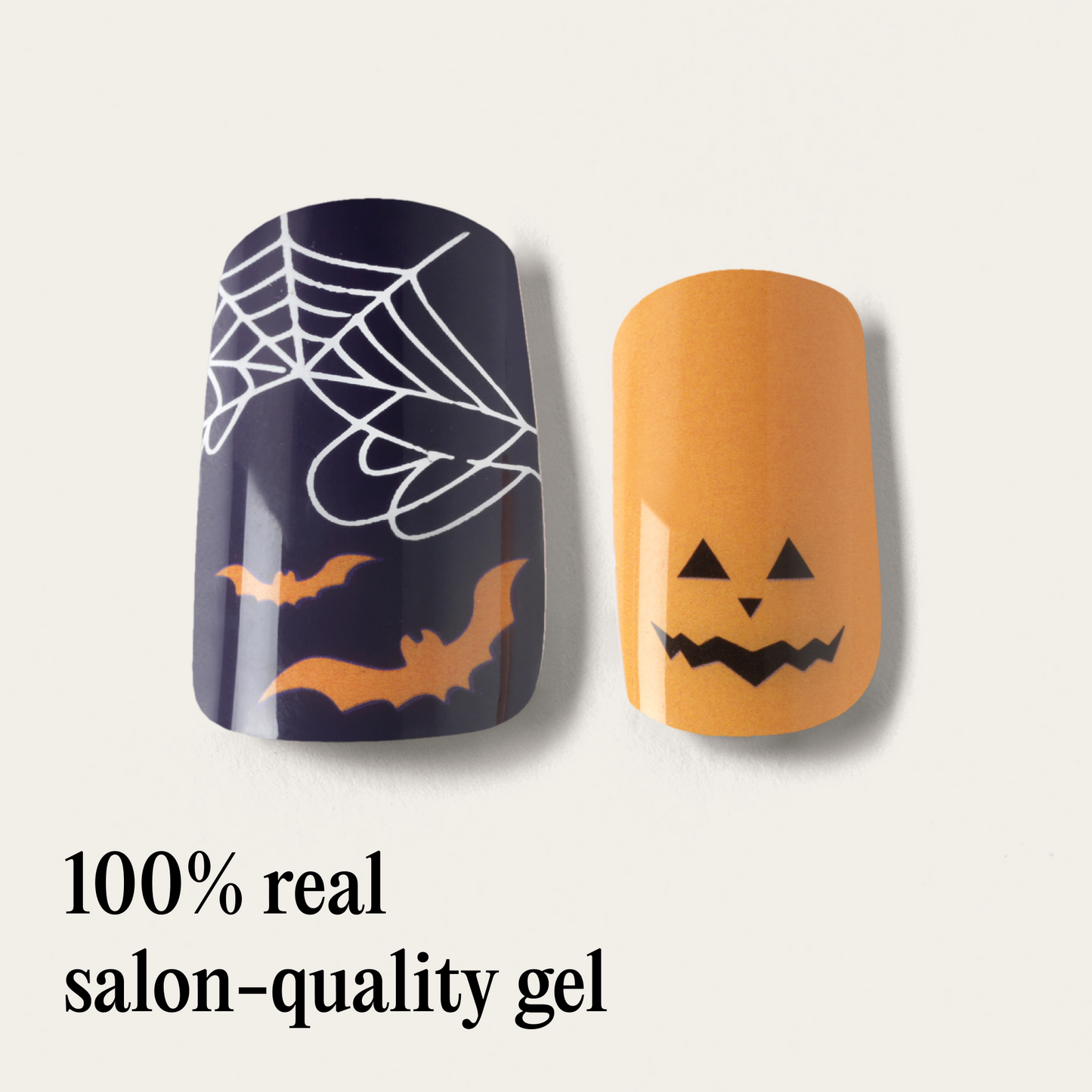 Mylee Patchwork Pumpkin Gel Nail Wraps