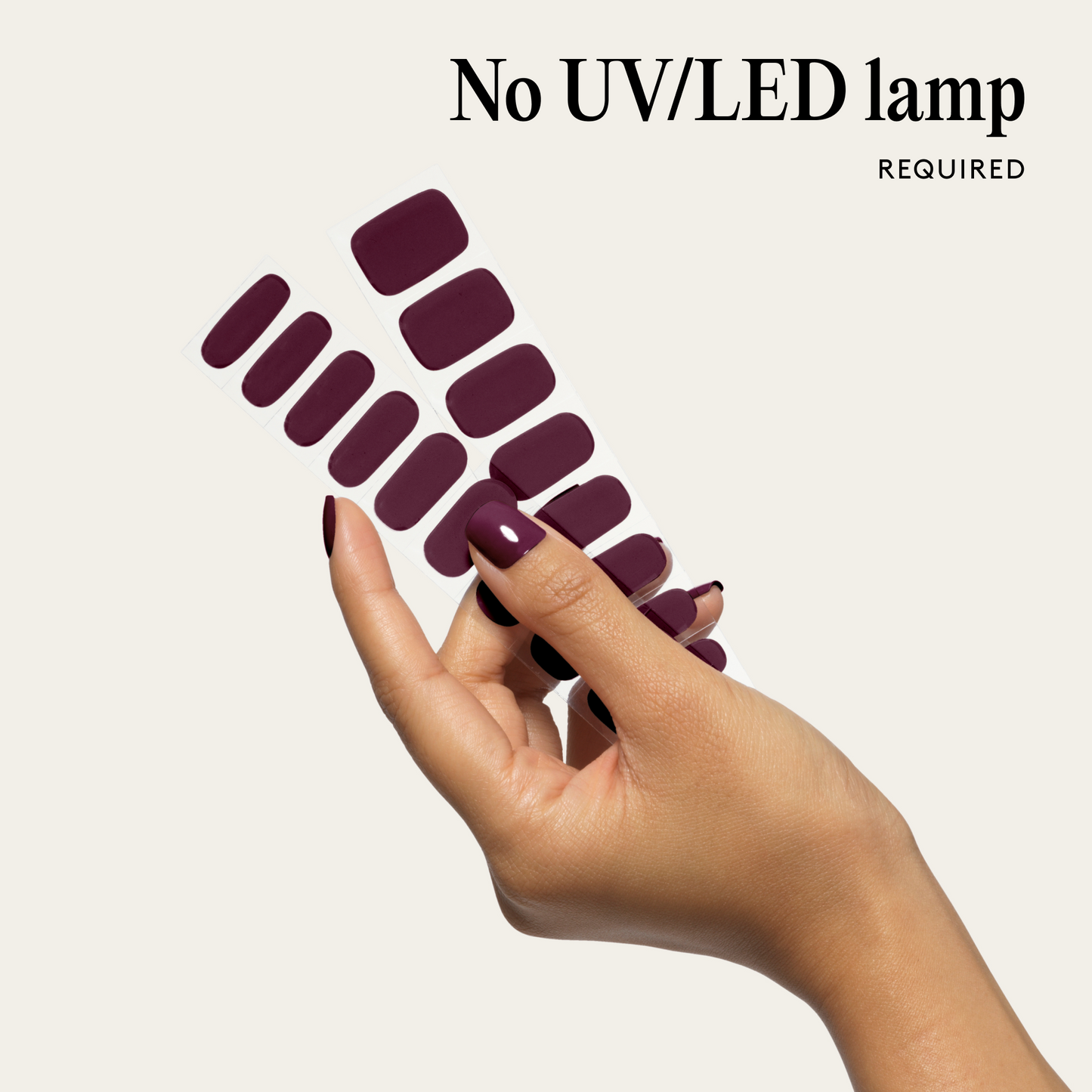 Mylee Cherry Noir Gel Nail Wraps