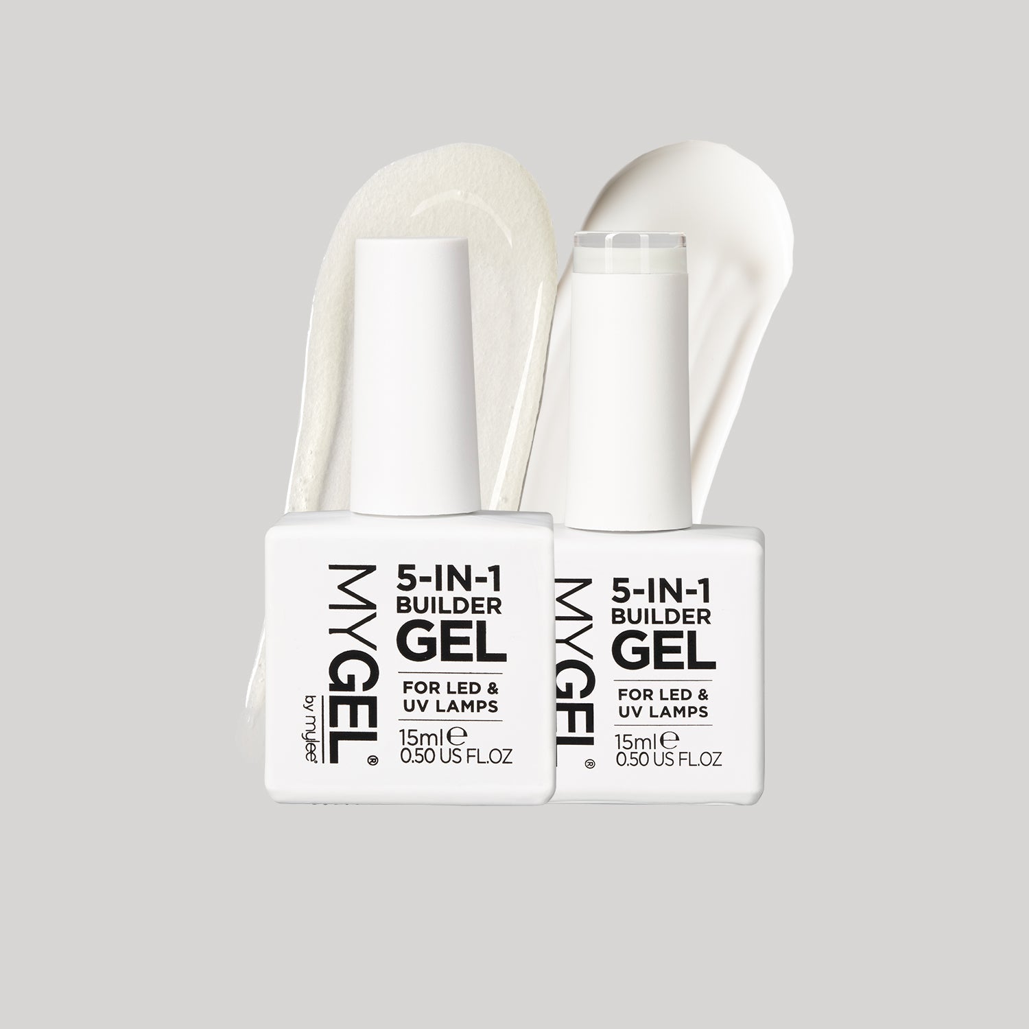 Mylee 5 in 1 Builder Gel Duo (Clear/White)