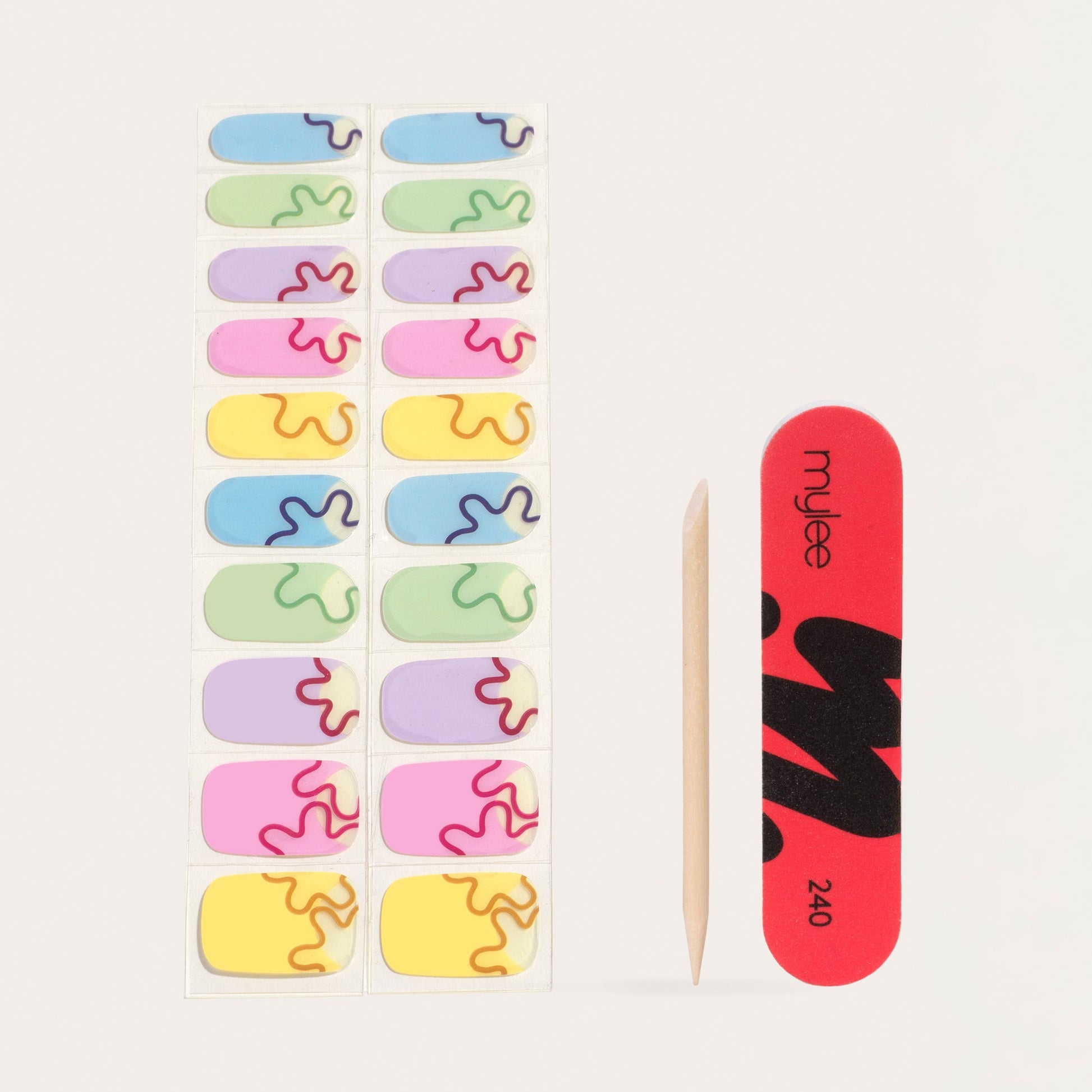 Mylee Bloom Boom Gel Nail Wraps