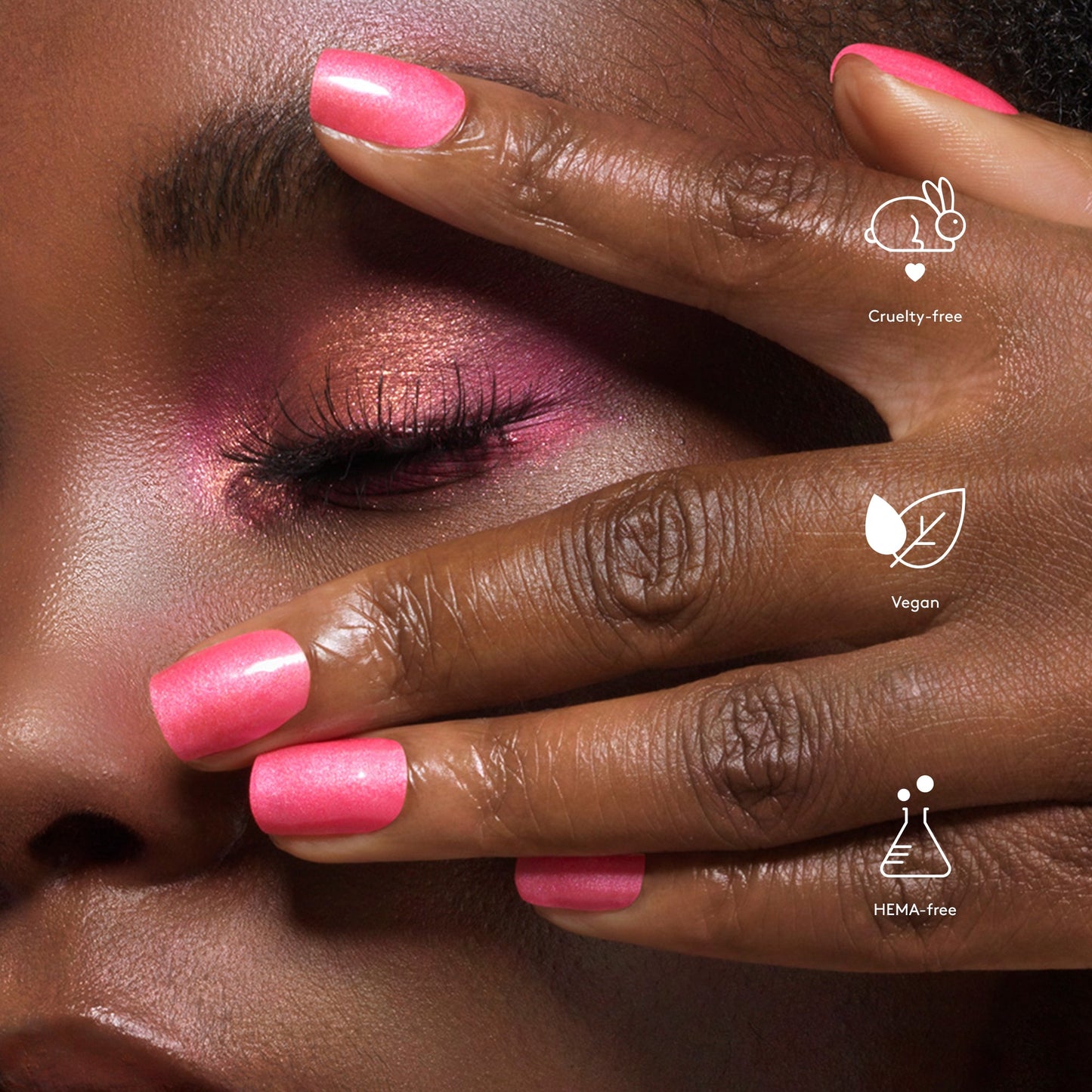 Mylee Bubble Gum Gel Nail Wraps