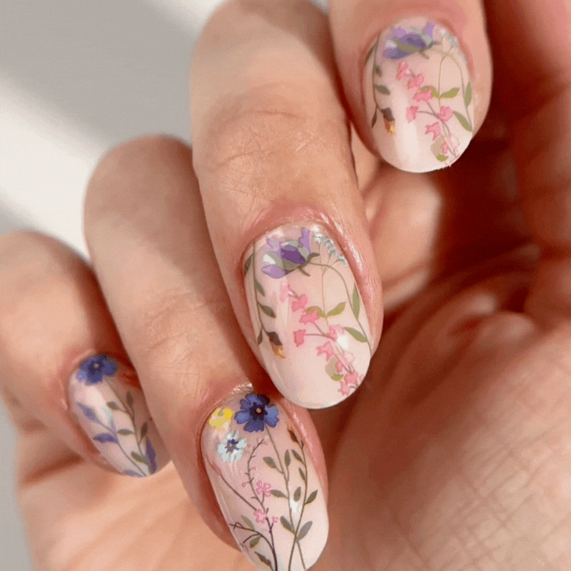 Mylee Blooming Lovely Gel Nail Wraps