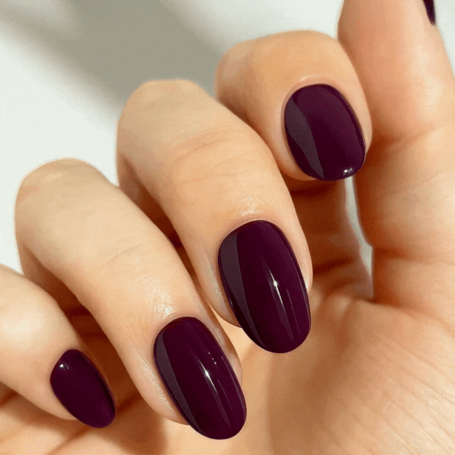 Mylee Cherry Noir Gel Nail Wraps