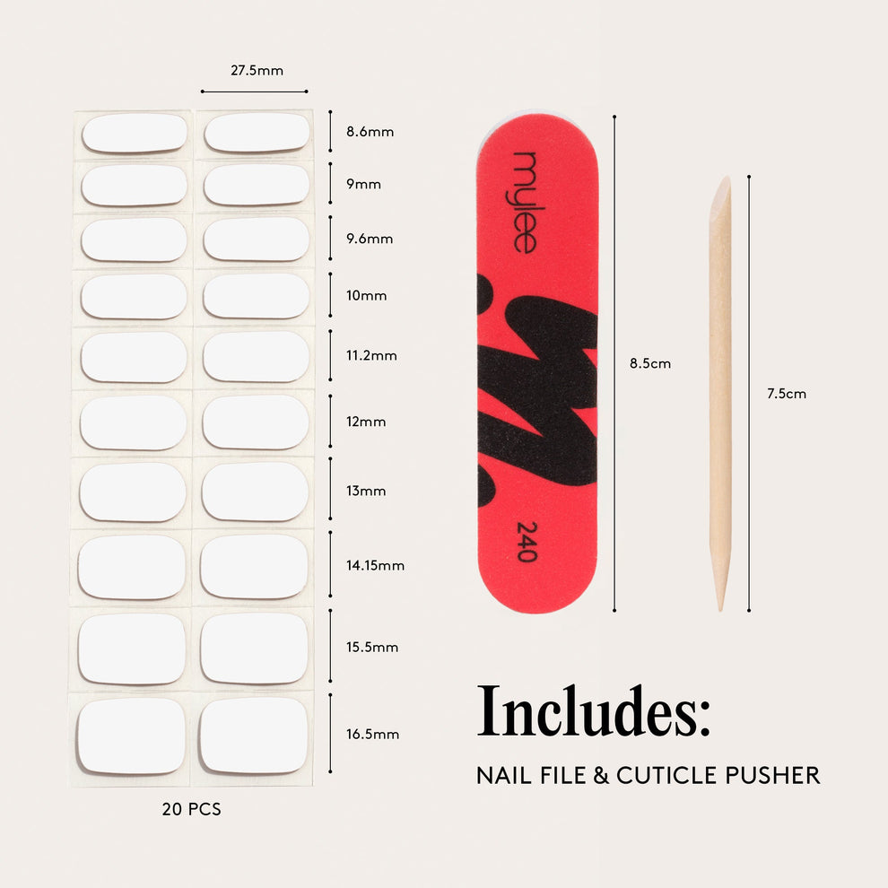 Mylee Break The Ice Gel Nail Wraps