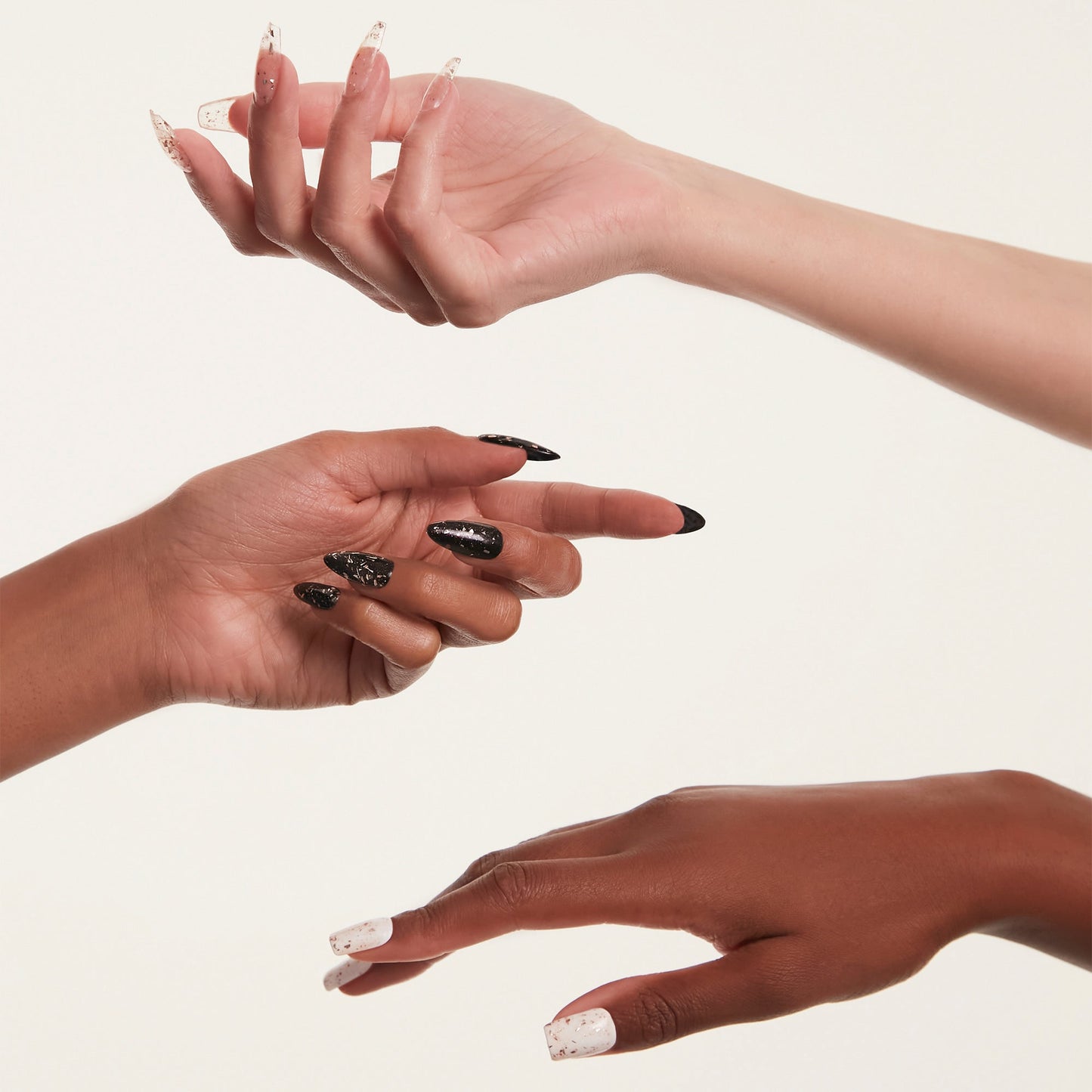 Mylee Rose Gold Flake No Wipe Top Coat Gel Polish 15ml