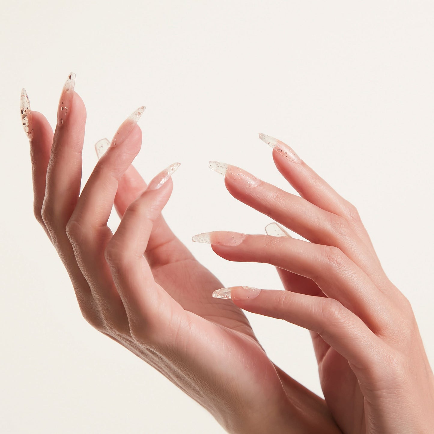 Mylee Rose Gold Flake No Wipe Top Coat Gel Polish 15ml