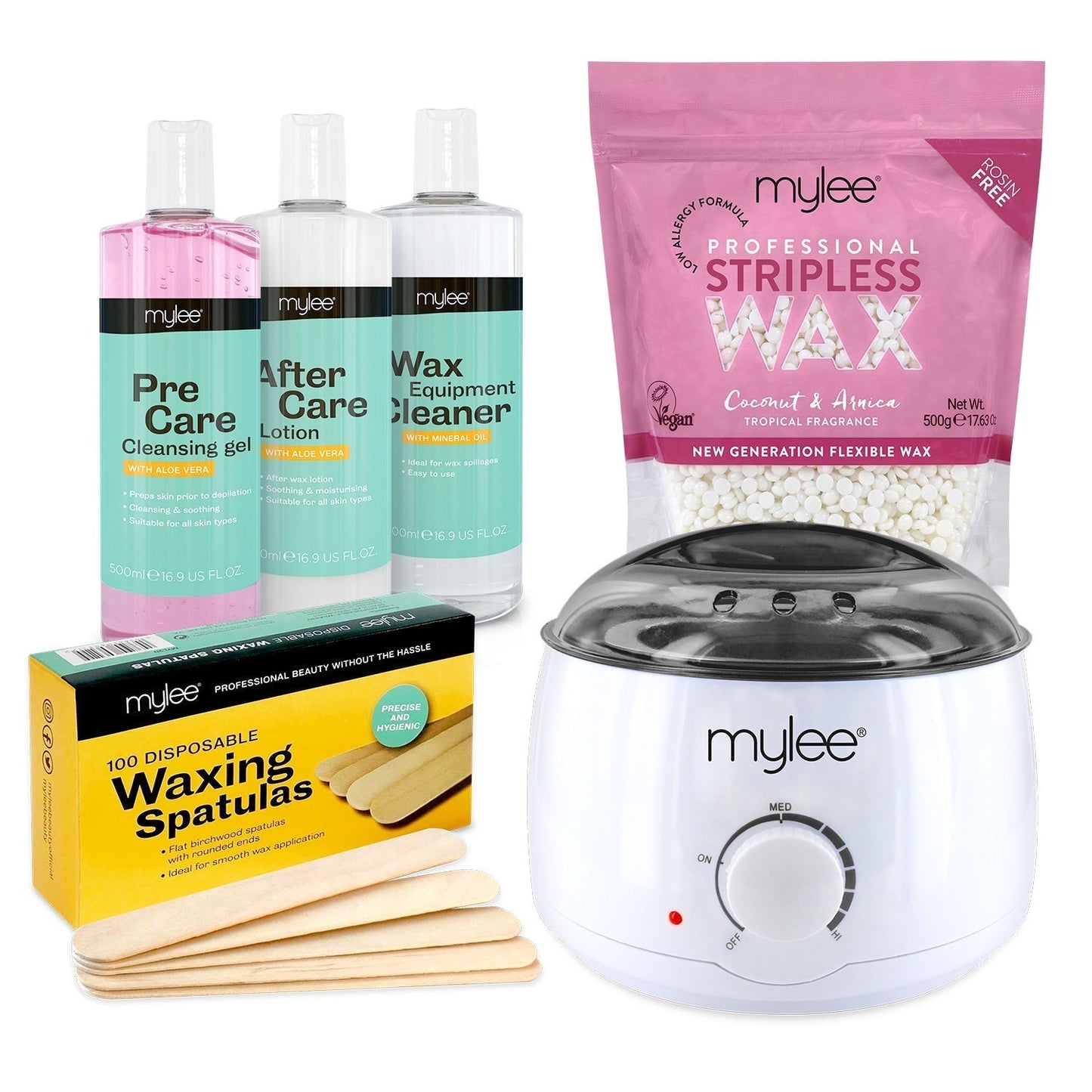 Mylee Complete Pro Waxing Kit - Coconut & Arnica