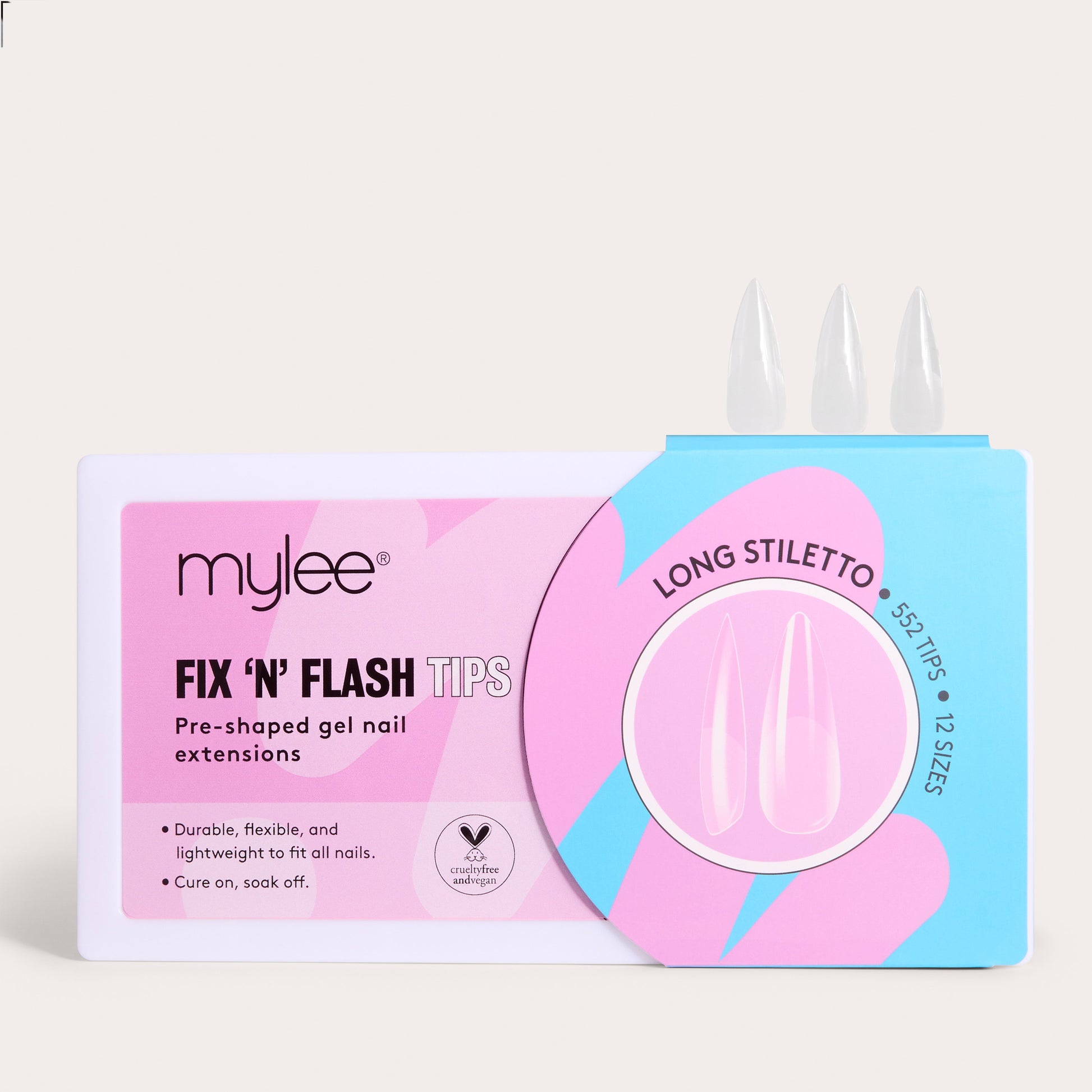 Mylee Fix 'N' Flash Tips - Long Stiletto