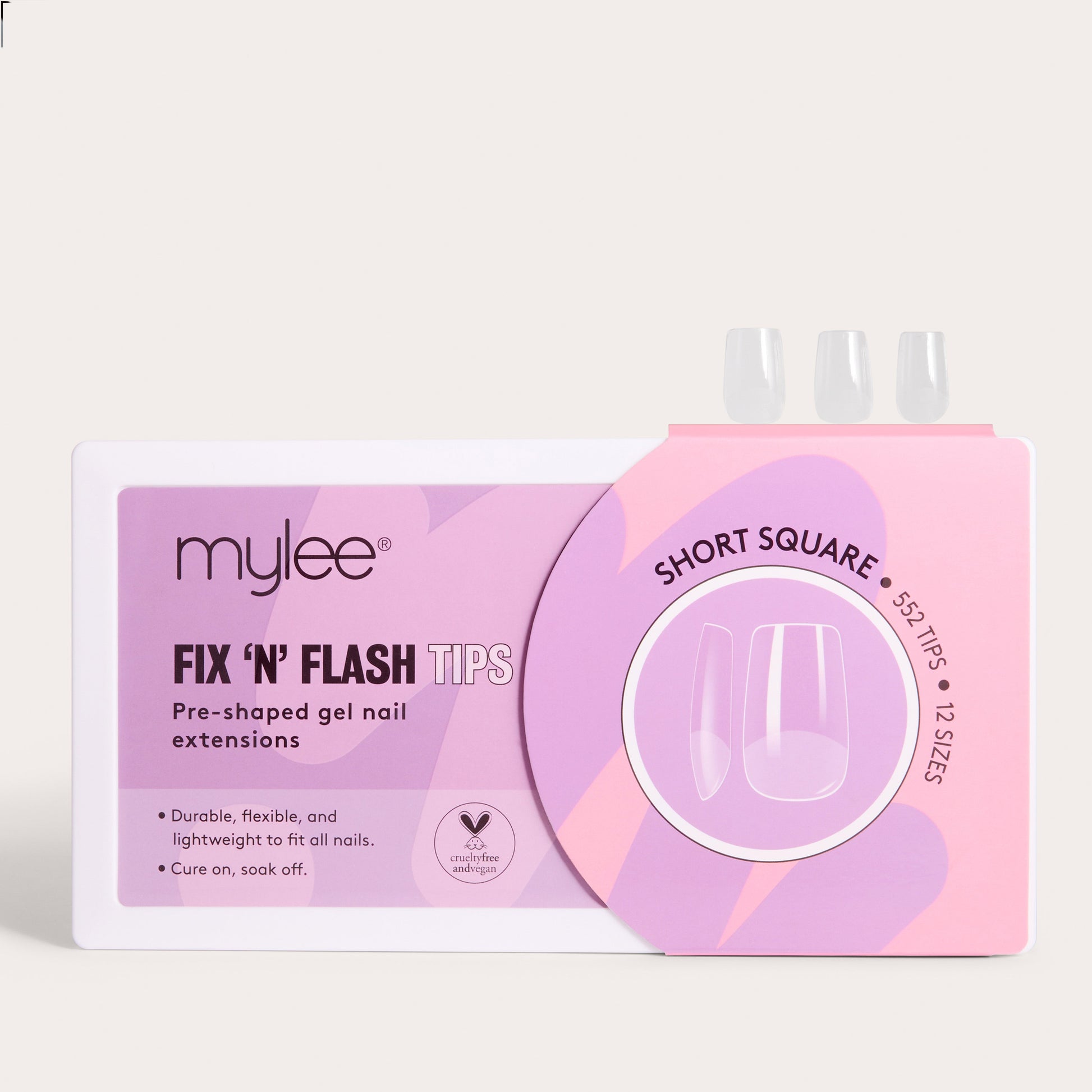 Mylee Fix 'N' Flash Tips - Short Square