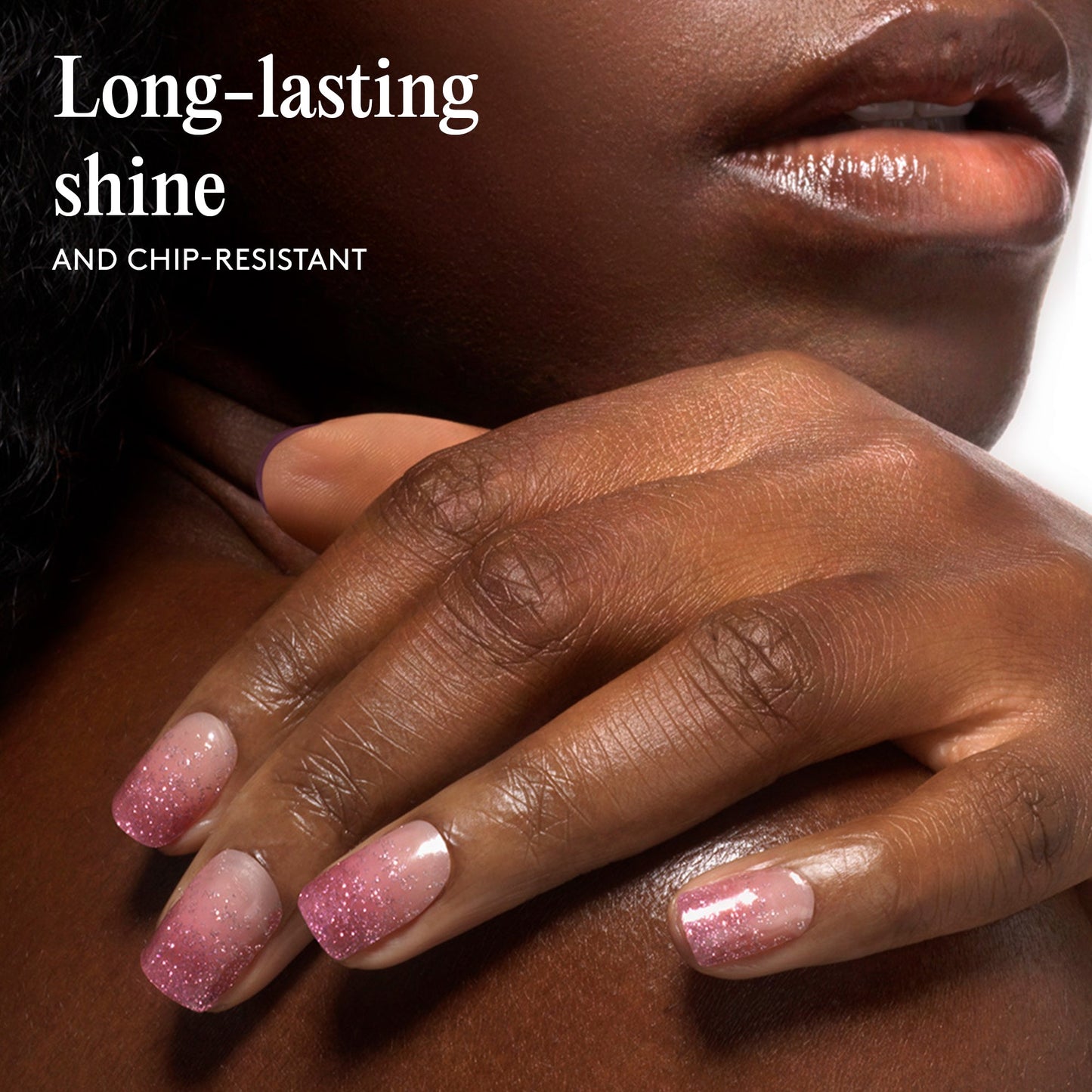 Mylee Pink Stardust Gel Nail Wraps