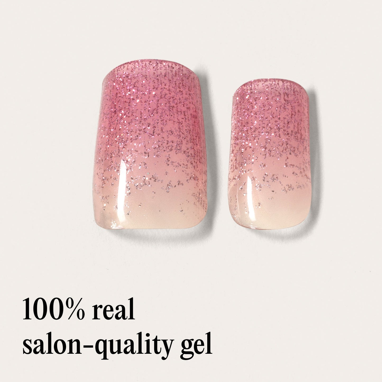 Mylee Pink Stardust Gel Nail Wraps