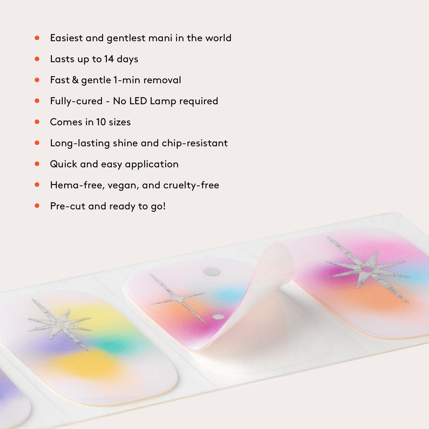 Mylee Born This Way Gel Nail Wraps