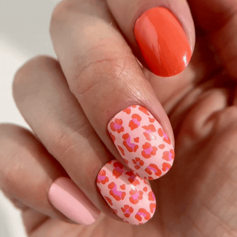 Mylee Red Hot Spots Gel Nail Wraps