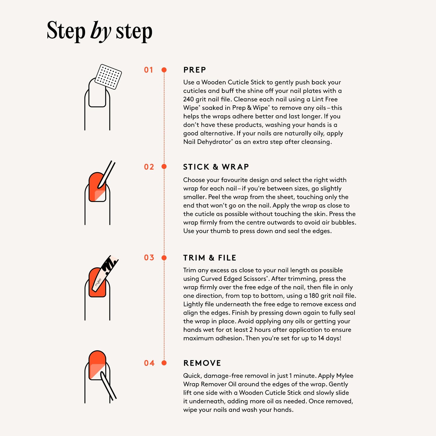 Mylee Cozy Nights Gel Nail Wraps