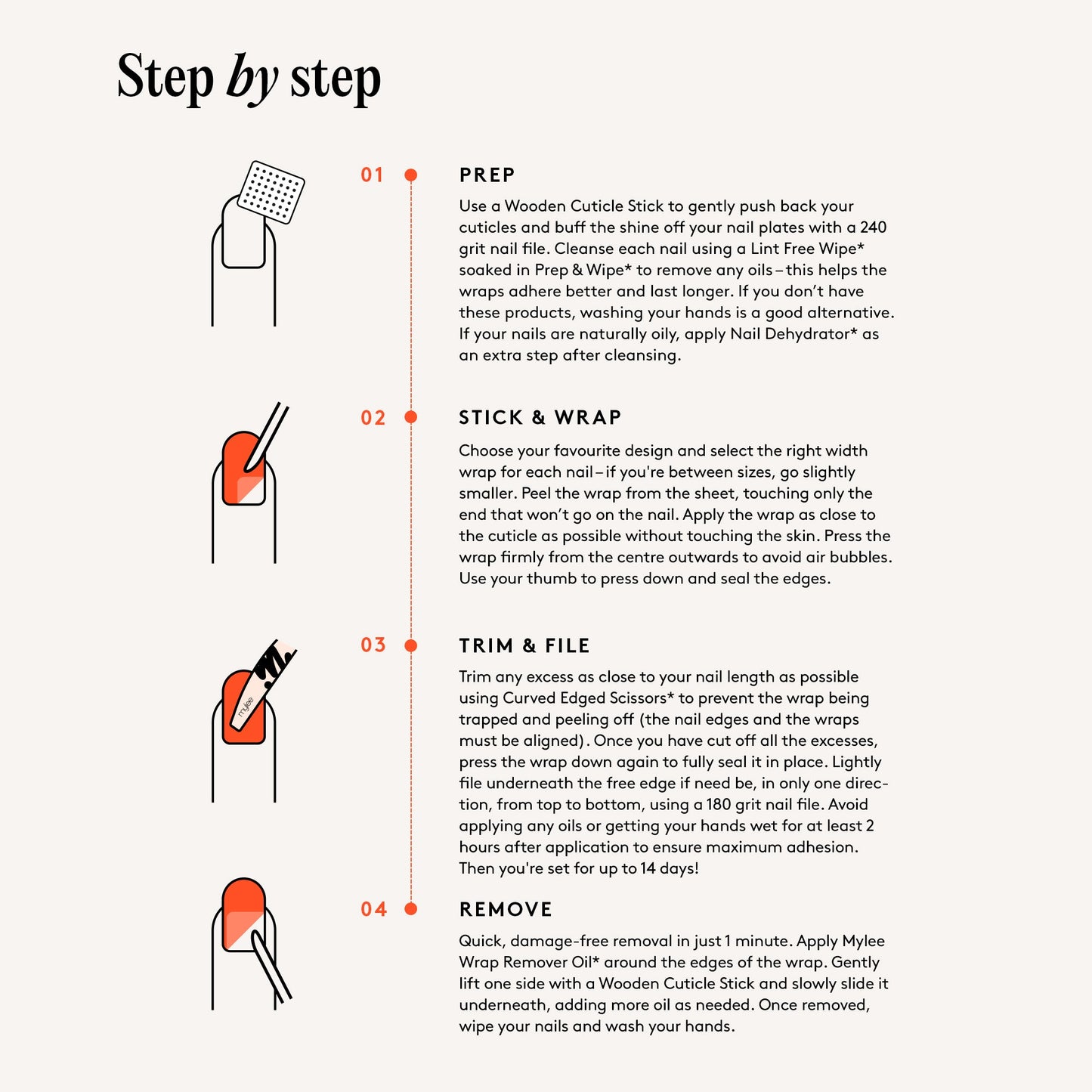 Mylee On Campus Gel Nail Wraps