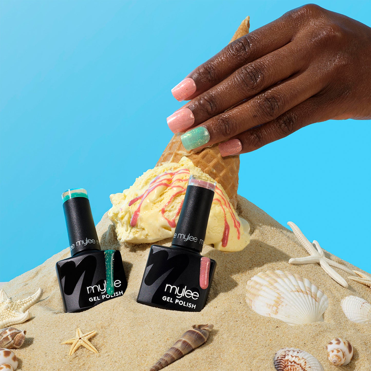 Mylee Gel Polish Frosted Waves Duo - 2x8ml