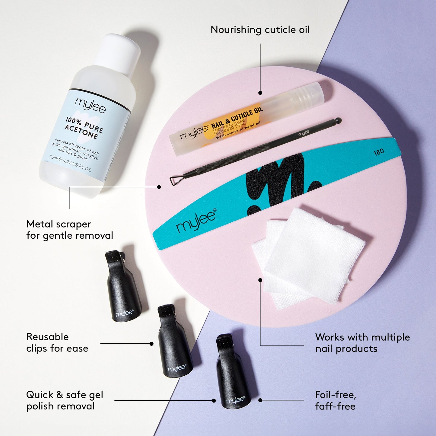 Mylee Take Off Gel Polish Remover Kit