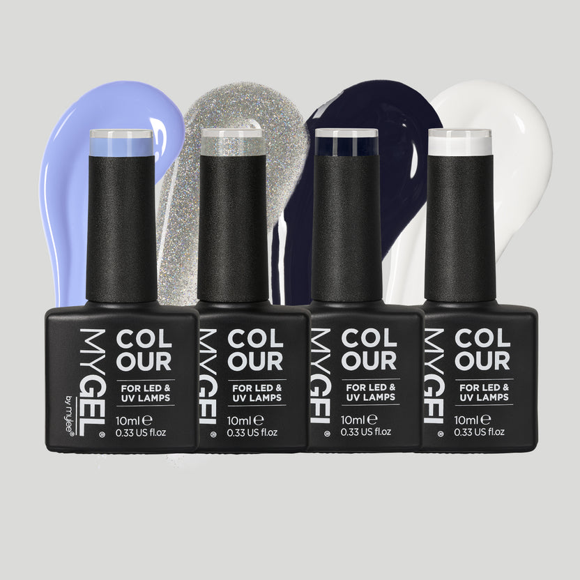 Icy Themed Gel Nail Polish Set of 4 | Gel Nail Set – Mylee