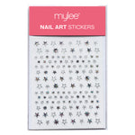 Mylee Silver Star Nail Art Stickers